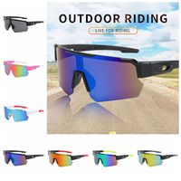 UV Protection UV400 Cycling Sunglass HD Lens Windproof UV Resistant Cycling Glass Fashion Half Frame Outdoor Sport Goggle Riding