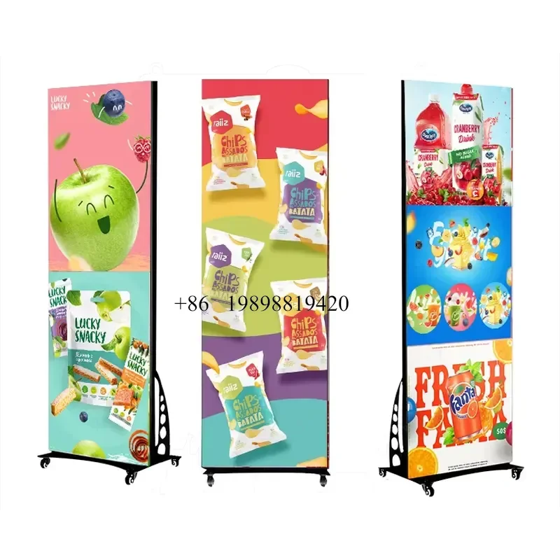 Wmwmnu for User Friendly LED Poster Display P2.5 Indoor LED Digital Signage Display Support Multi Screens customized product
