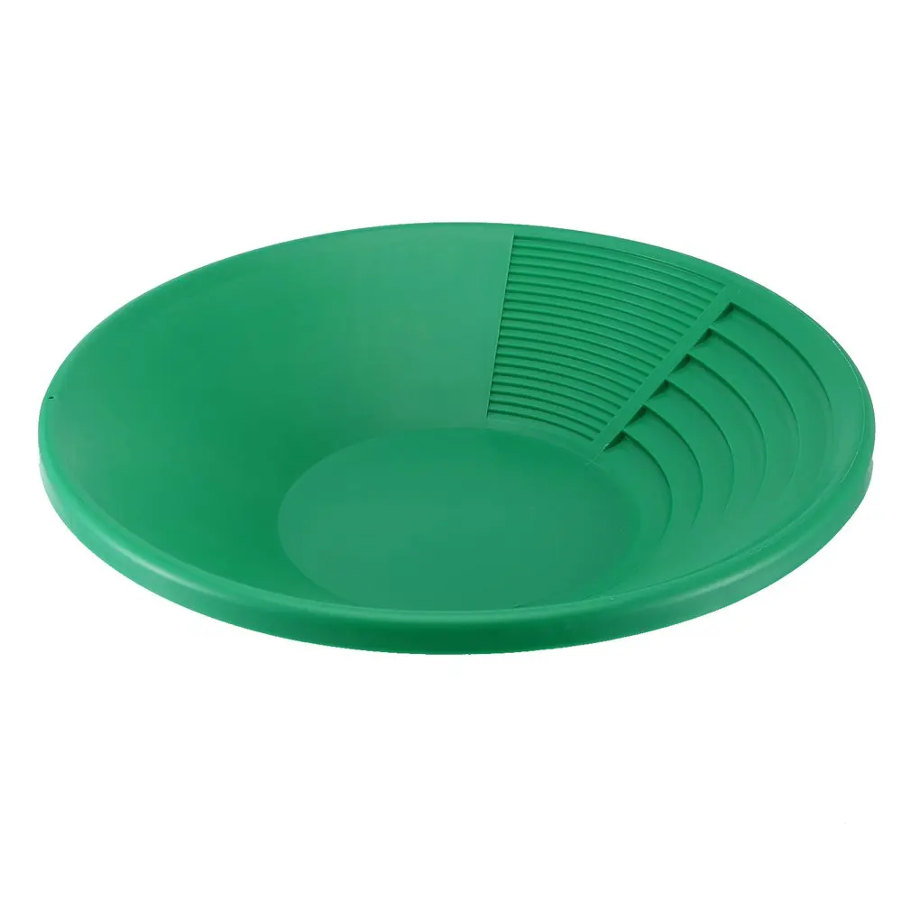 Plastic Gold Basin Nugget Mining Pan Dual Riffle Dredging Prospecting River Tool for MD-3030 Metal Detector Accessories