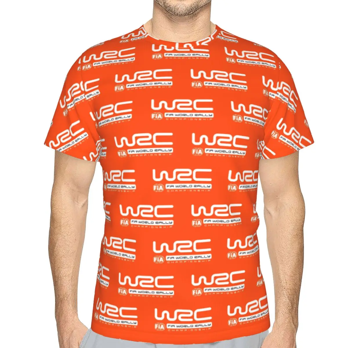 100% Cotton World Rally Championship WRC T-Shirt Men's Classic T Shirt Men Crew Neck Summer Shirts Tops