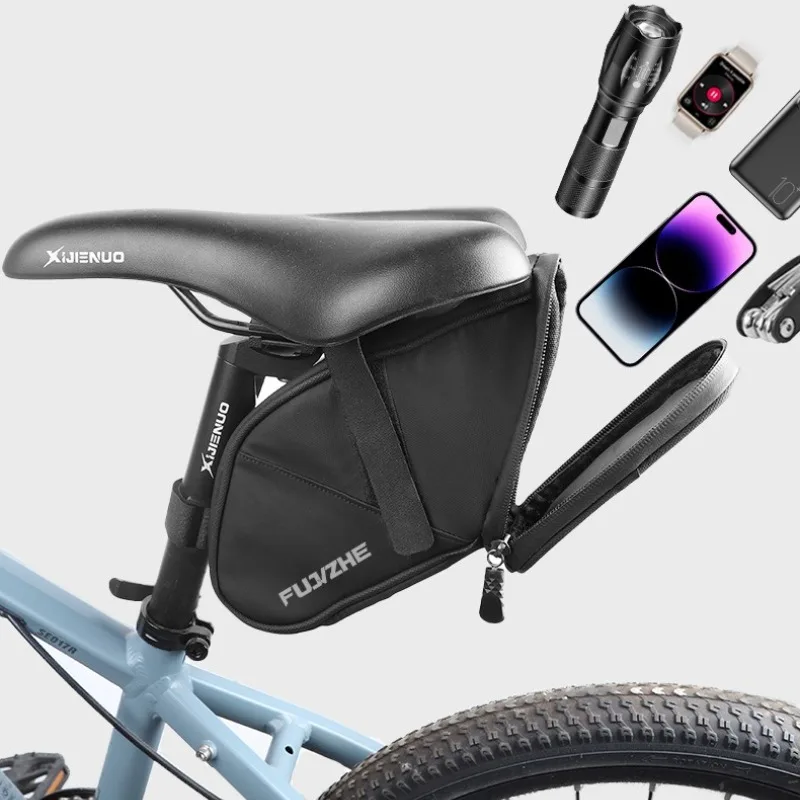 1PC Fahrrad Schwanz Tasche Radfahren Tasche Rennrad Mountainbike Lagerung Tasche Große Kapazität Wasserdichte Fahrrad Tasche