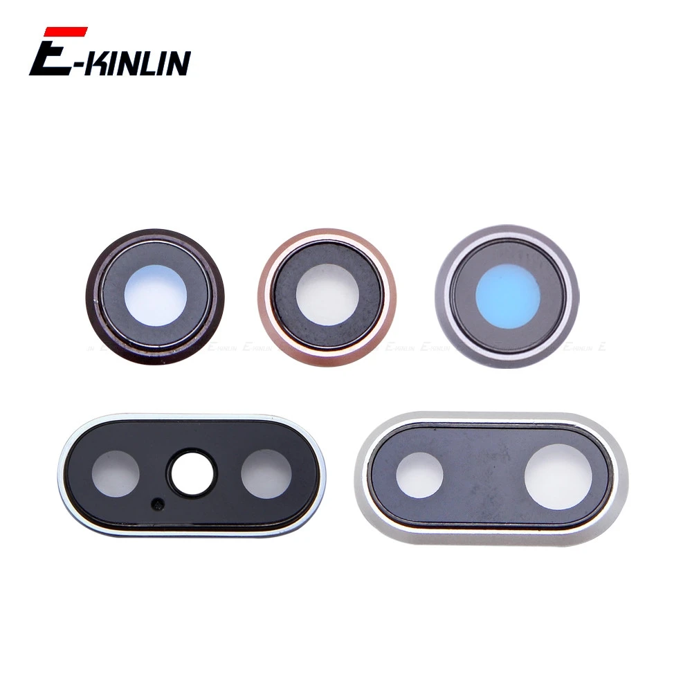 

Rear Back Camera Cap Holder Lens Clip Ring Bracket Frame For iPhone X 7 8 Plus Parts