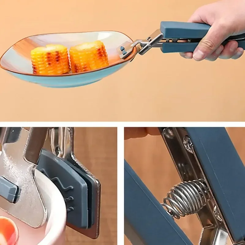 

4PCS Bowl Clip Gripper Clips Retriever Tongs for Lifting Hot Dishs Bowl Pot Pan Plate from Instant Pot Microwave Oven Air Fryer
