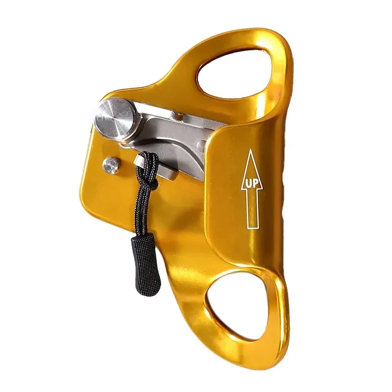 CE Certified Outdoor Climbing 4KN Load-bearing Yellow Chest Ascender