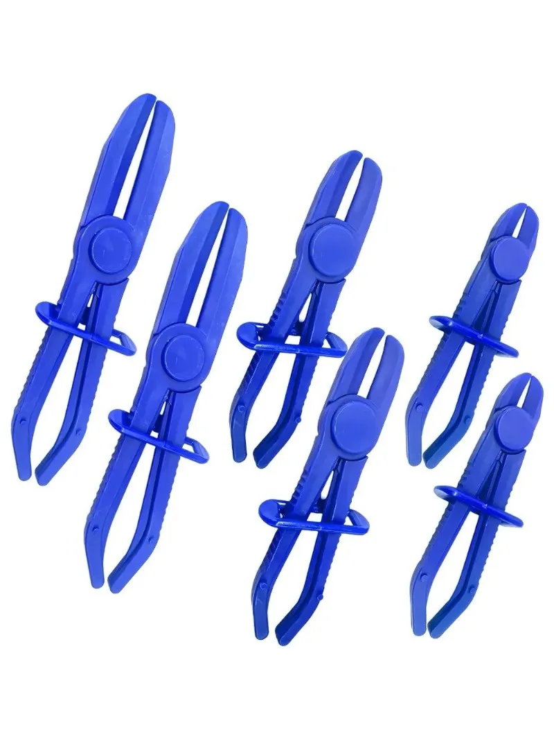 

3 Pcs Hose Clamp Pliers Set – 3 Sizes Pinch‑Off Tool for Car Brake, Fuel & Coolant Hoses, Universal Line Clamp Pliers