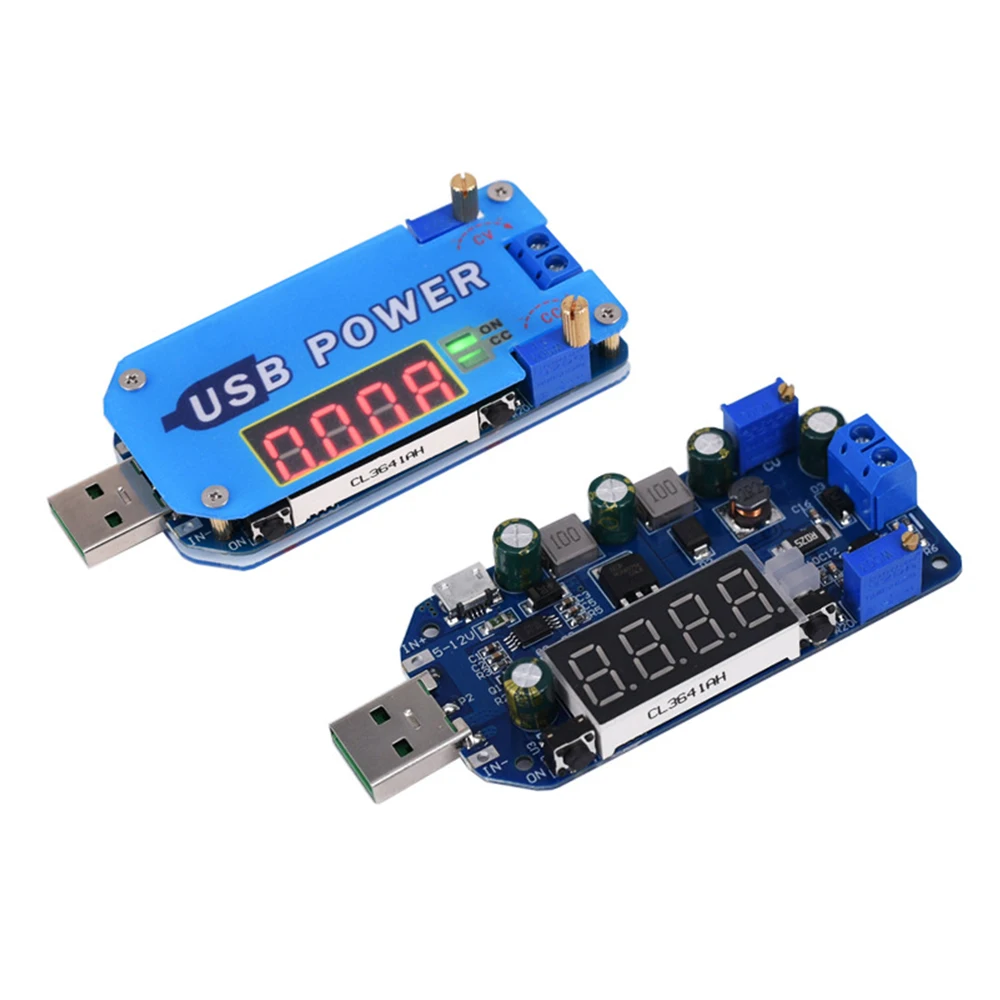 DP2F DC DC adjustable usb laboratory power supply DC 0.5-30V 15W voltage regulator QC2.0 QC3.0 AFC FCP Quick charge trigger