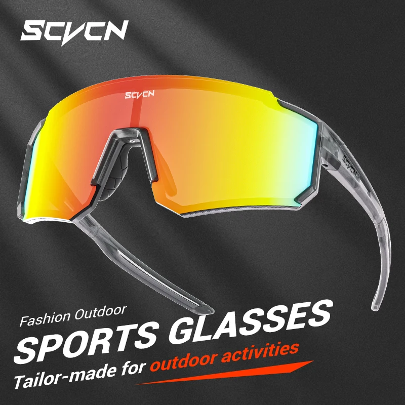 SCVCN Trendy Outdoor Sports Glasses Cycling Sunglasses Men Women UV400 Aesthetically Fashion Pleasing Street Photography Goggles - Image 3