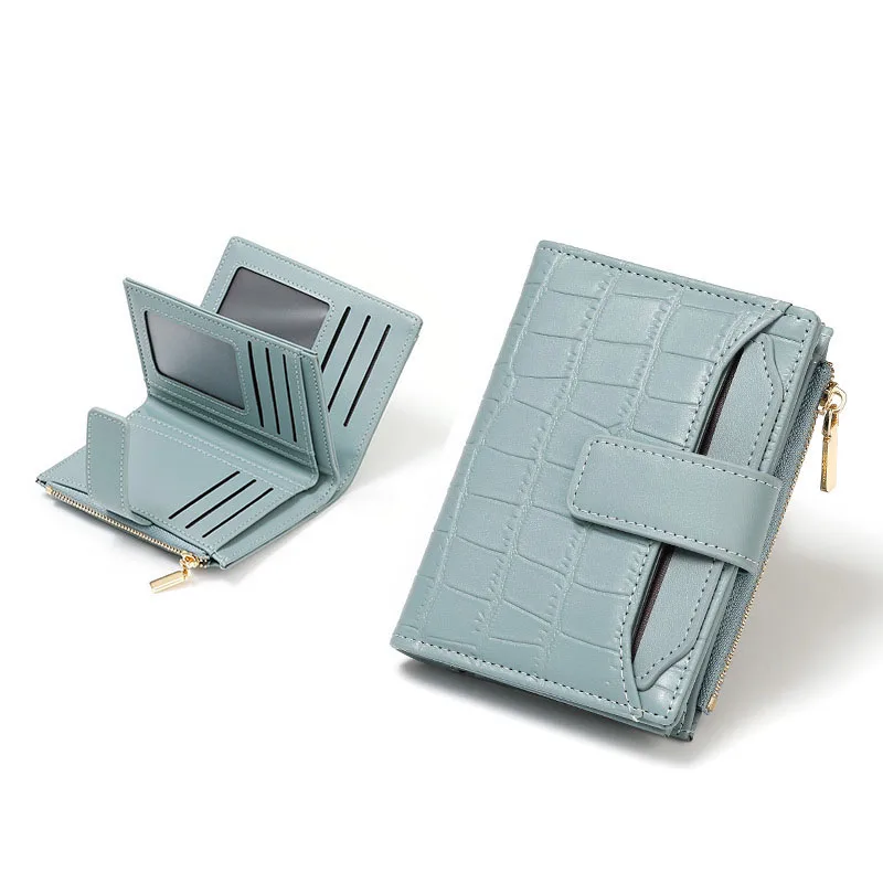 New Wallets Women's European and American Card Bag Zipper Mini Handbag Embroidered Mobile Phone Bag cartera mujer billeteras