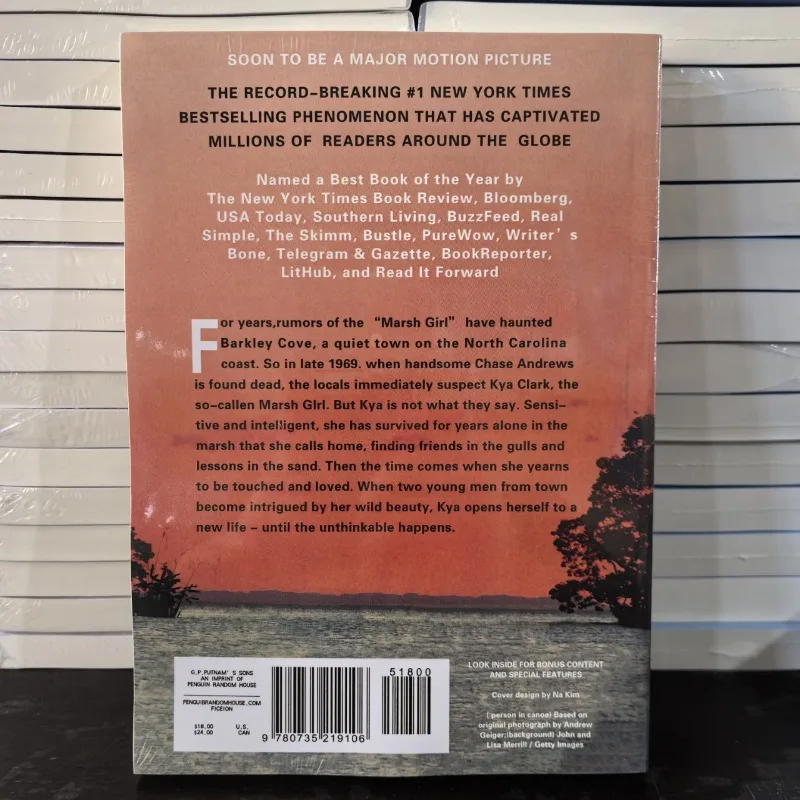 Genuine Where The Crawdads Sing Delia Owens English Original Novel NYT Bestseller Movie Tie-In