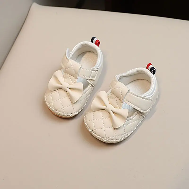 

Обувь для прогулок для новорожденных от 0 до 18 месяцев, весенне-осенние белые кроссовки с мягкой подошвой и противоскользящей подошвой, унисекс, обувь для младенцев