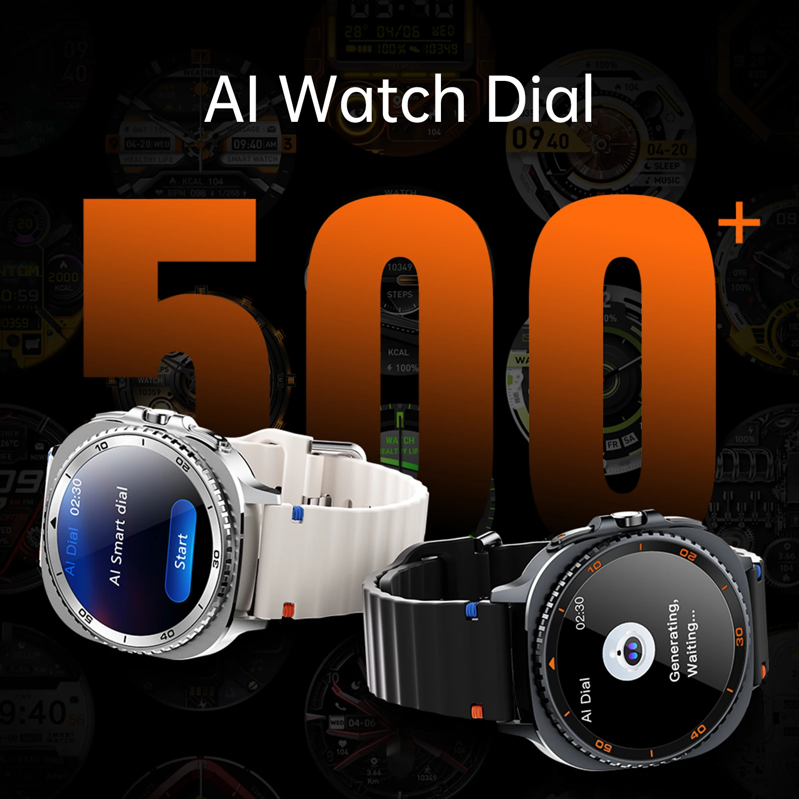 Microwear MA33 Wacth 8 Smartwatch مستدير 1.32 بوصة AI الرد على WhatsApp الساعات الذكية للرجال والنساء مقاوم للماء ساعة رياضية كامباس #4