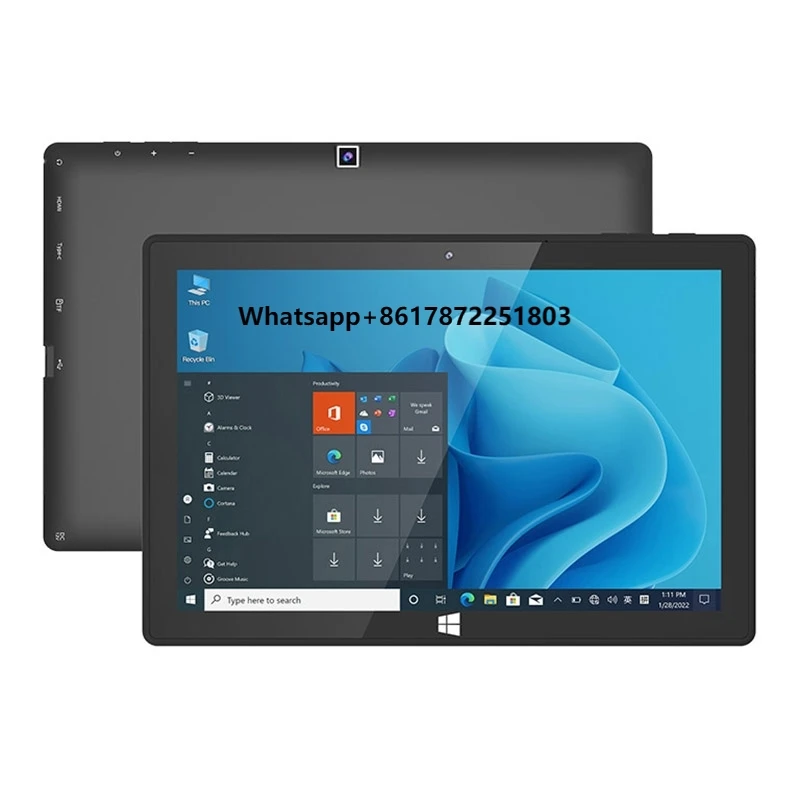 UNIWA WinPad BT302 10.1 Inch Wins 10 Tablet PC 4GB RAM 64GB Storage Intel Gemini Lake N4000 Dual Core for Business Entertainment