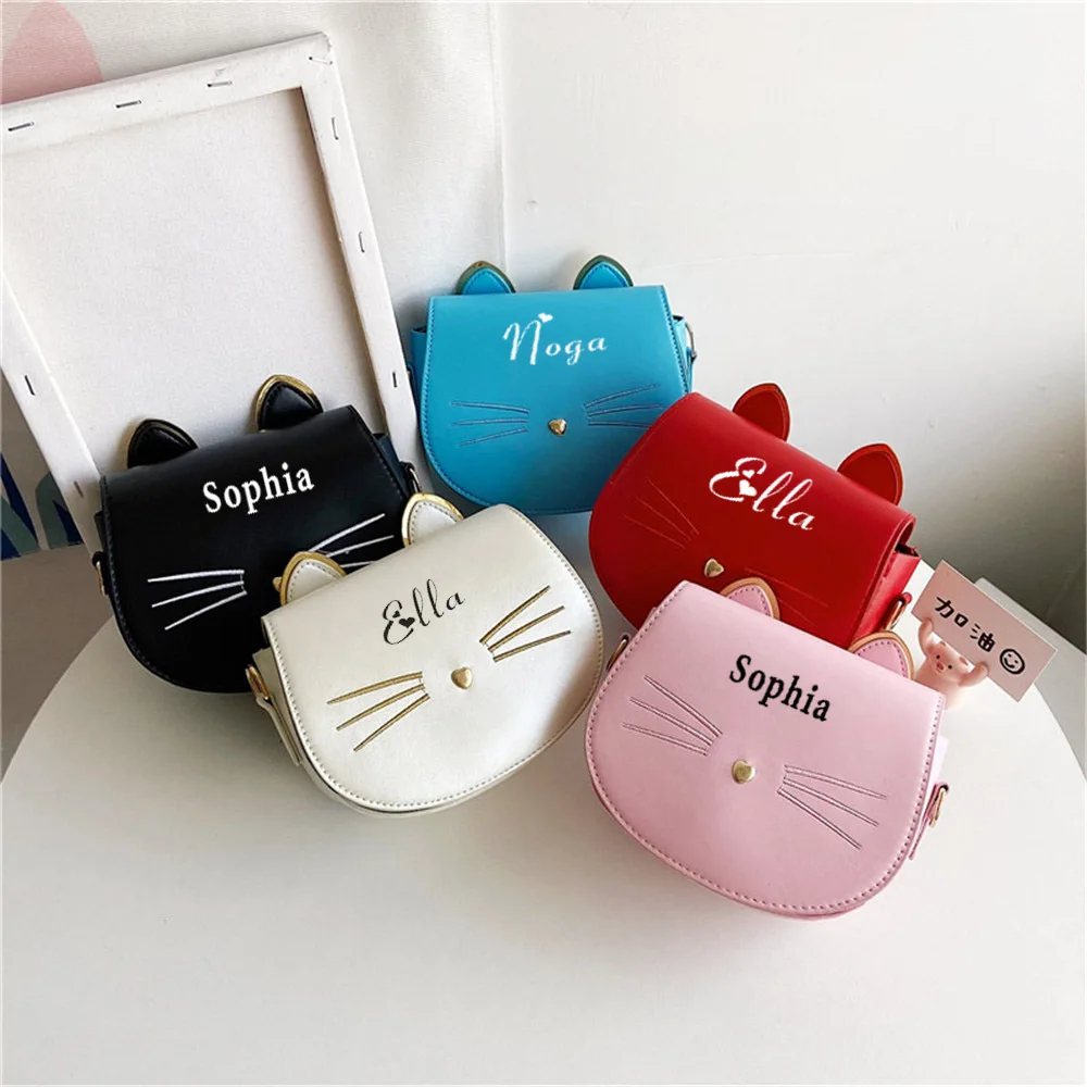 Girls' Crossbody Bag with Customized Name Children's Bag Personalized Fashion Girls' Mini Crossbody Bag Baby Cute Shoulder Bag