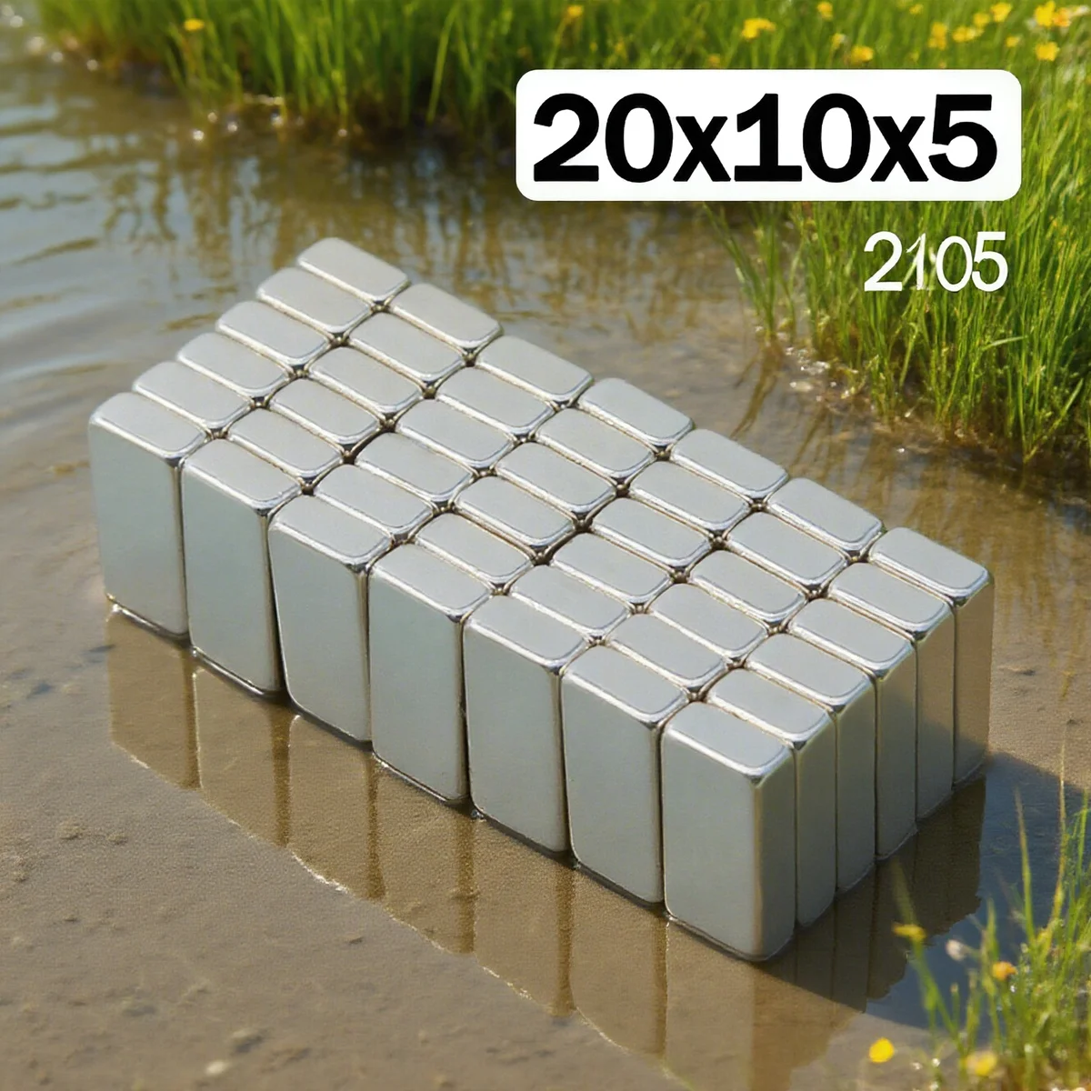 

Block magnets imanes Refrigerator magnets DIY Office Whiteboard Workshop 20X10X5MM