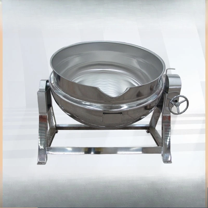 Multifunctional mixing interlayer pot commercial automatic stainless steel frying machine