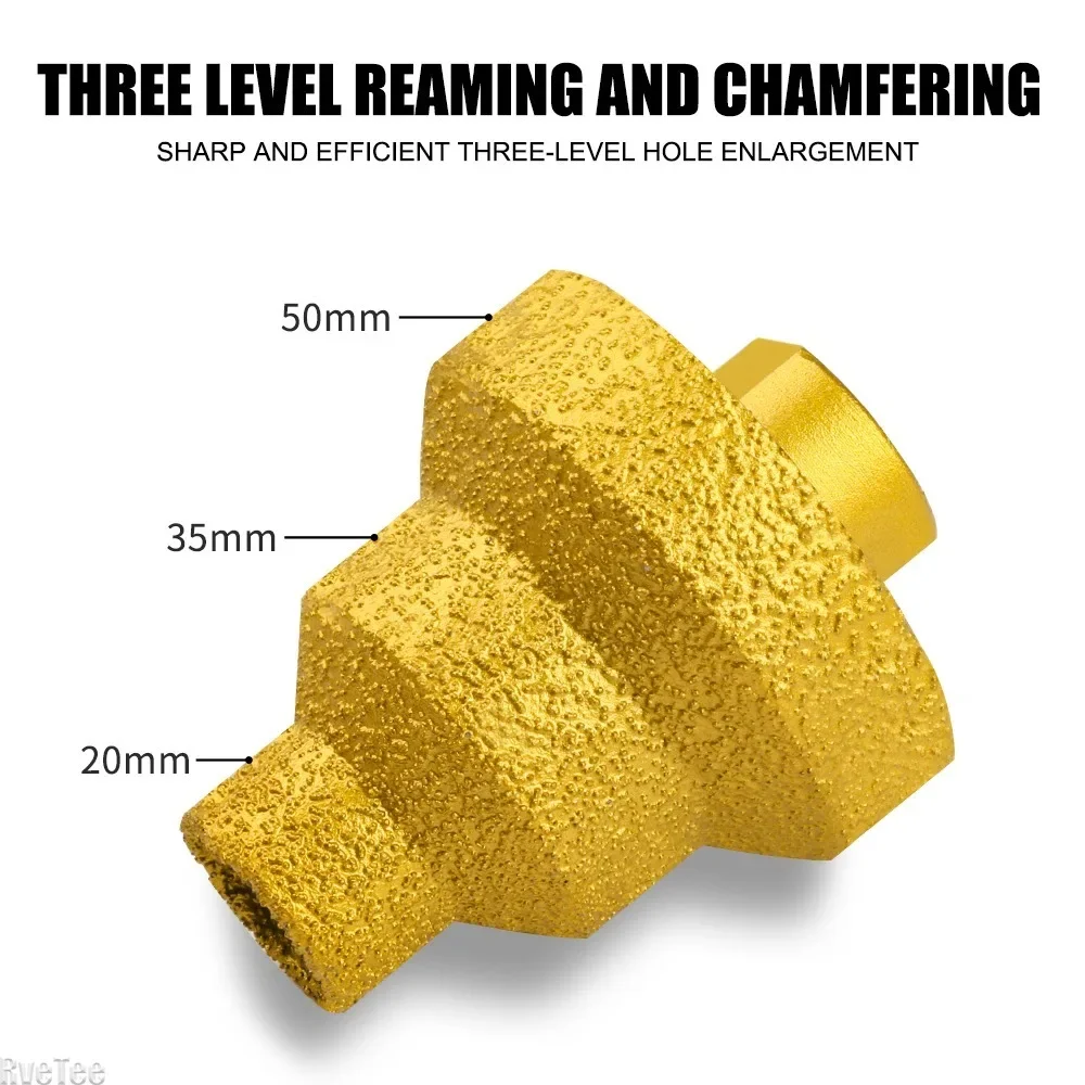 

M10 M14 Паяное сверло-пагода Паяное алмазное сверло-башенное сверло для плитки, камня, каменной плиты, развертывание, встроенное сверло, алмазные инструменты