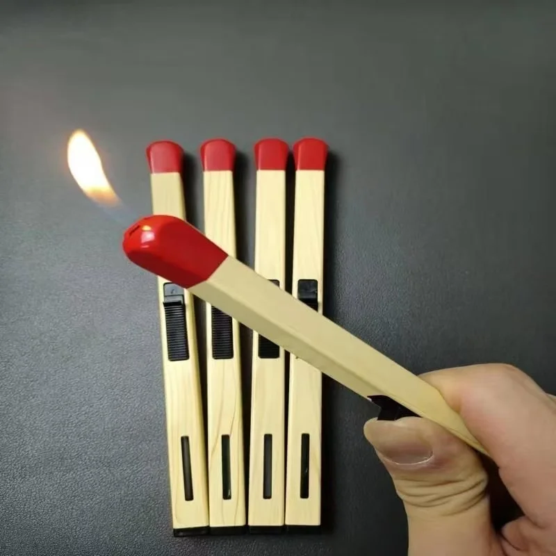 

Extra Long Luminous Matchstick Lighter Butane Torch Inflatable Lighter Home Aromatherapy, Kitchen Small Tools Daily Necessities