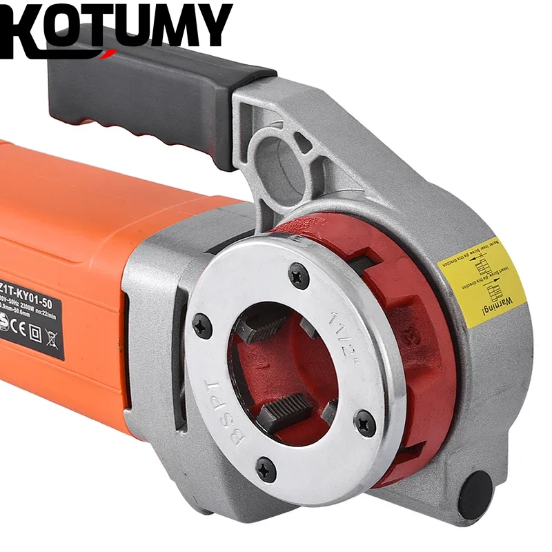Máquina de herramientas eléctricas industriales portátiles, máquina de roscado de tubos de mano para pulir metales de 6 núcleos