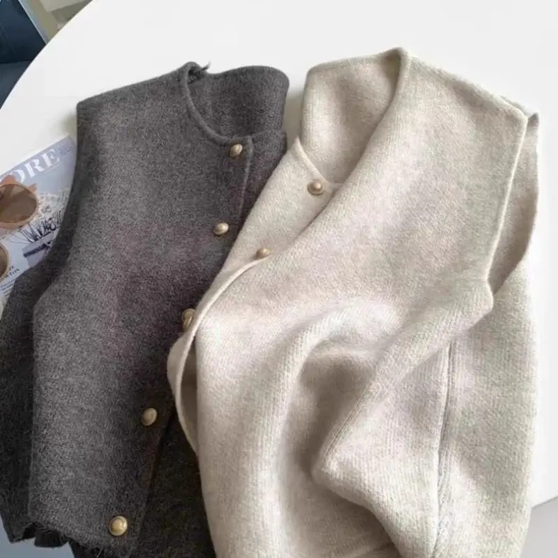 colete-de-trico-feminino-estilo-executivo-com-botao-Unico-peca-interna-para-outono-inverno-top-de-camada-com-bolso-quadrado