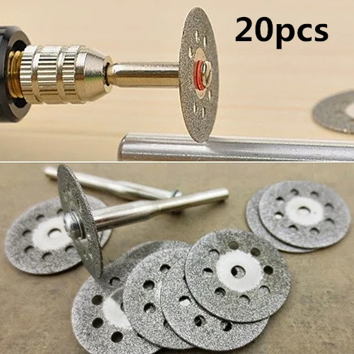 20 Stück Diamantscheibenschleiferklinge 5 Zoll Schneiden 76 mm 10 mm 75 mm Schleifscheiben 125 mm Schleifen Mini Ohren Sitz Zoll