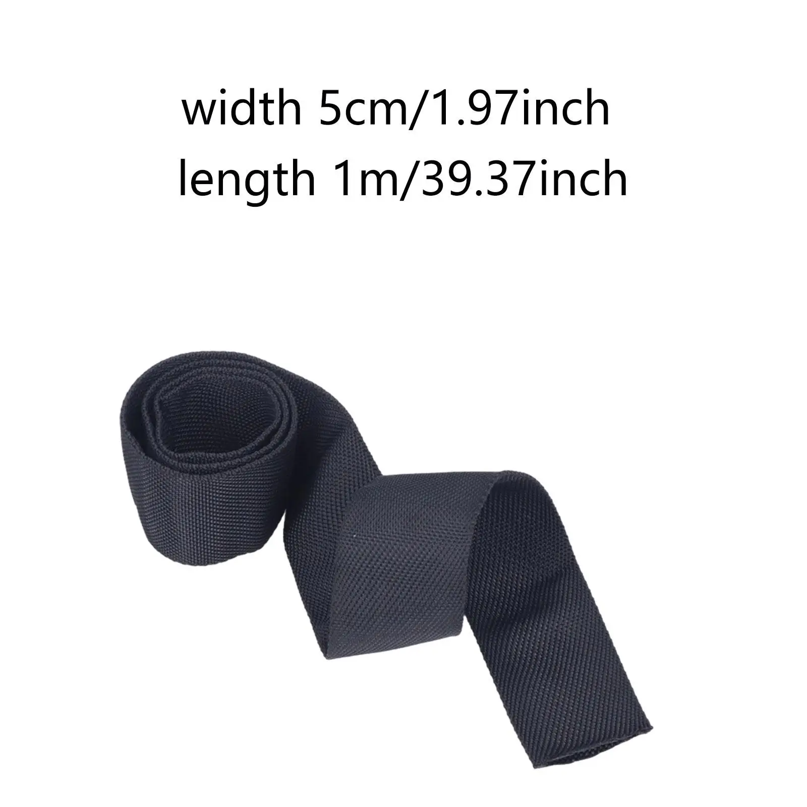Winch Cable Sleeve Protector Black Nylon Polyester Durable Cover for Marine Industrial Applications
