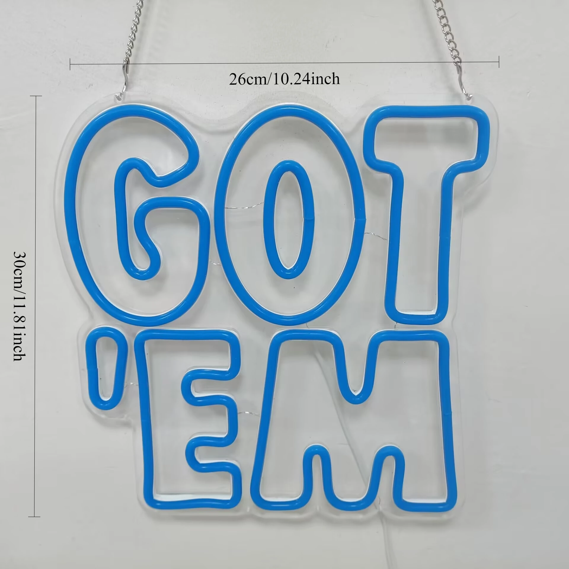 Got Em LED النيون تسجيل USB عكس الضوء ضوء النيون تسجيل ل Gameroom غرفة نوم بار غرفة المعيشة حفلة عيد ميلاد هدية الجدار الديكور