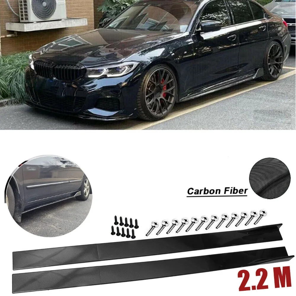 

For 3 series F10 F30 Side Skirt Extension Lip Body Kits Carbon Fiber Painted Q+ United States