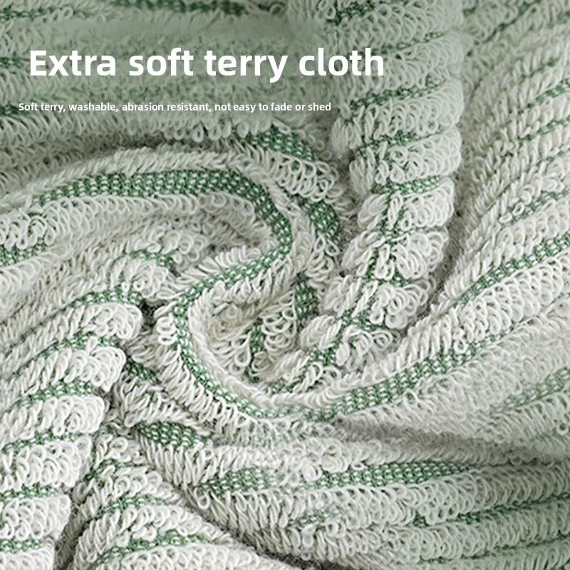 7A Antibacterial Vertical Striped Microfiber Towel Fast Drying Super Absorbent Border Hand Towel for Bathroom Home Daily Use