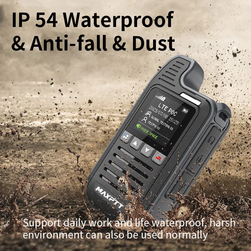 1 وحدة Maxptt Mp-N250 نطاق غير محدود جهاز اتصال لاسلكي عالمي من النوع C تصميم مقاوم للماء لا يتطلب ترخيص راديو محمول ثنائي الاتجاه جهاز اتصال لاسلكي للكبار