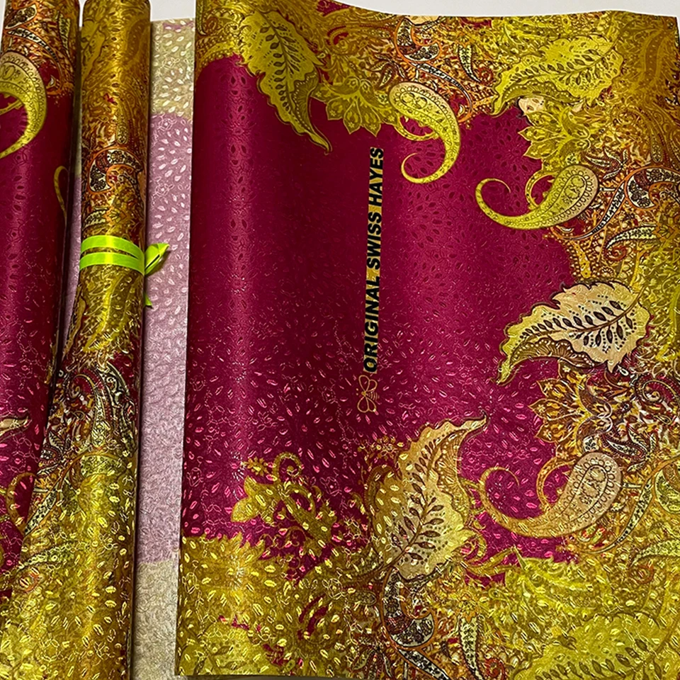 

African Head Wrap Nigerian Gele Aso Oke Fabric, Red 2Pc Pack Pre-styled Auto Gele with Hair Tie and Shawl Wraps Material TX-3-10