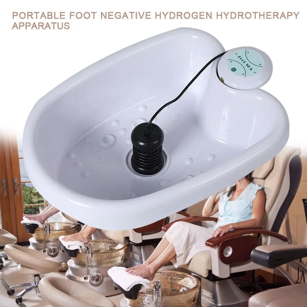 Voet Detox Apparaat Ionisch met Wastafel Voeten Spa Machine Voet Massager Bad Ion Reinigen Anti Stress Aqua Voetbad Spa Massage Gereedschap