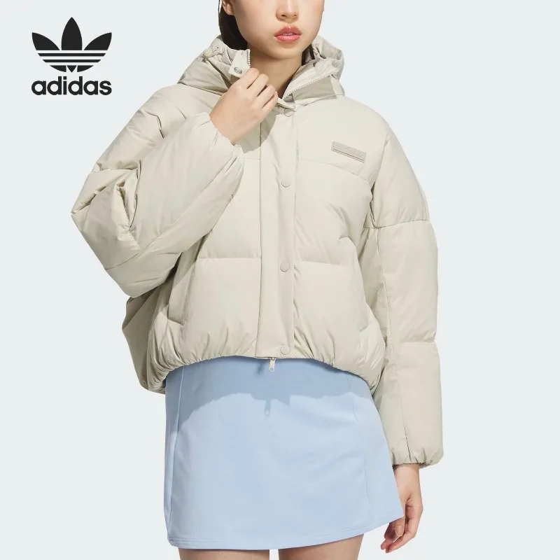 Adidas Clover Women's Simple Short Warm Down Jacket JD3786