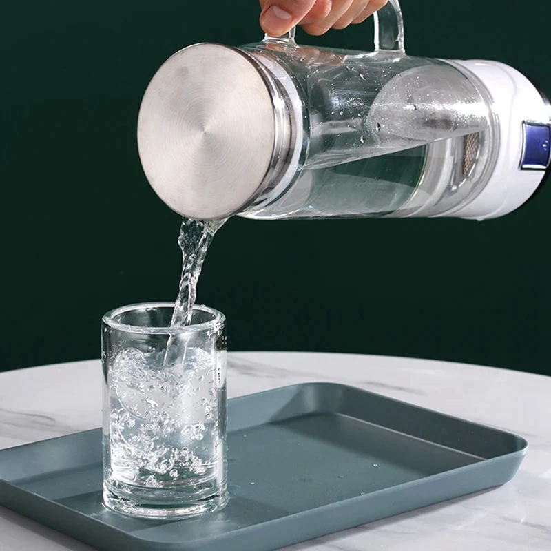 ถ้วยเครื่องกำเนิดไฮโดรเจนที่กรองน้ำพกพากระบอกน้ำที่อุดมด้วยไฮโดรเจนแบบชาร์จไฟได้กาต้มน้ำ H2บริสุทธิ์