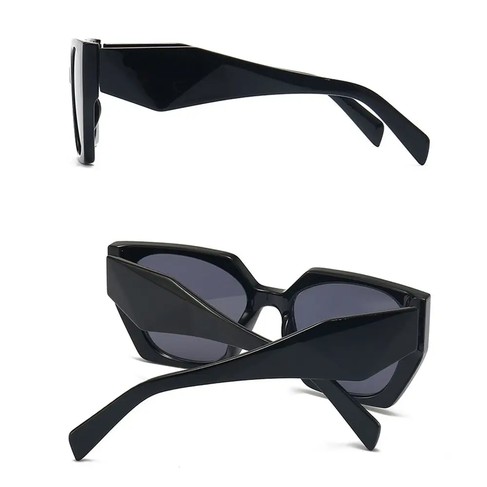 UV400 Trending Oversized Ladies Sun Glasses Irregular Frame Square Sunglasses Shades