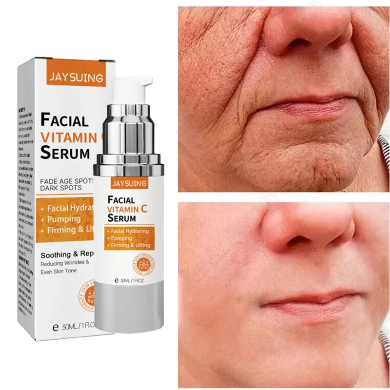 

VitaminC Anti-Aging Serum Tighten Sagging Firming Dispelling Fade Fine Lines Removal Whitening Deep Hydration Brightening Serum