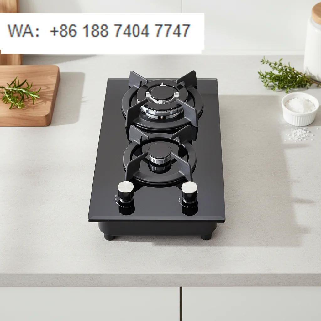 OEM/ODM  Factory Wholesale Built-in Gas Stove 2 Burners  Household  Cookertop  Energy Class A+ Leak Protection