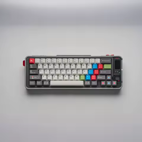 Qwertykeys QK65 MK3 Keycap Set 105key Set PBT Custom Retro KeyboardCap Cherry Profile KeyCap for Mechanical Keyboard 65%/75%/80%