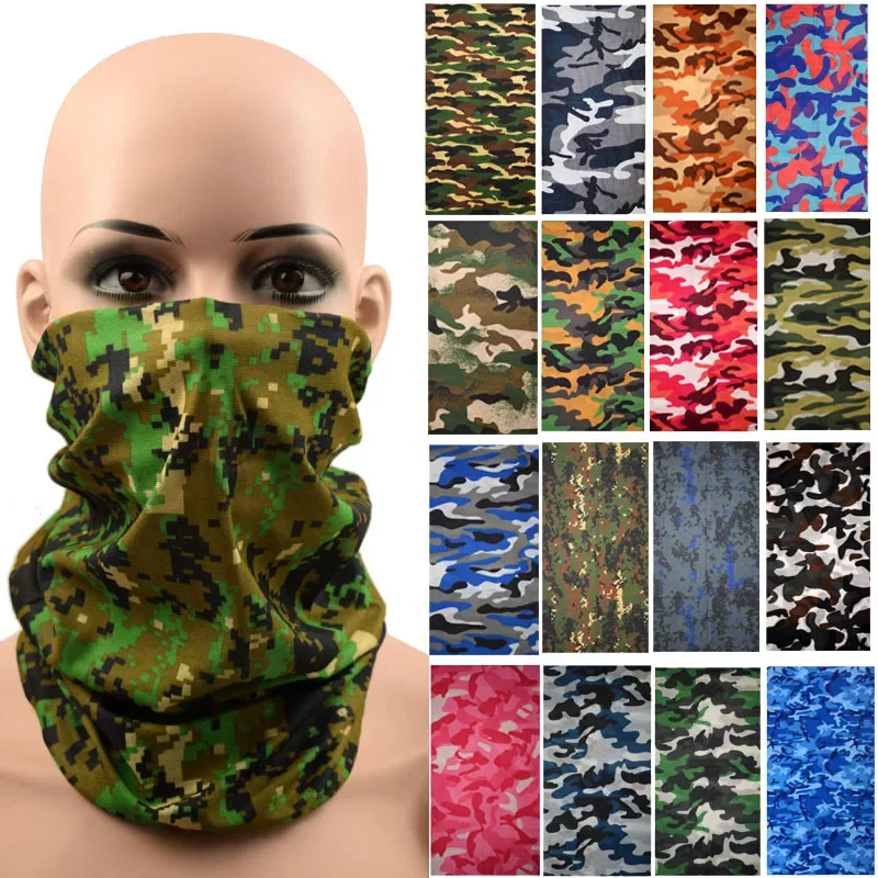 Outdoor Ice Silk Sun Protection Bib Spring and Summer Motorcycle Neck Cover Sports Magic Bandana Riding Mask Full Face