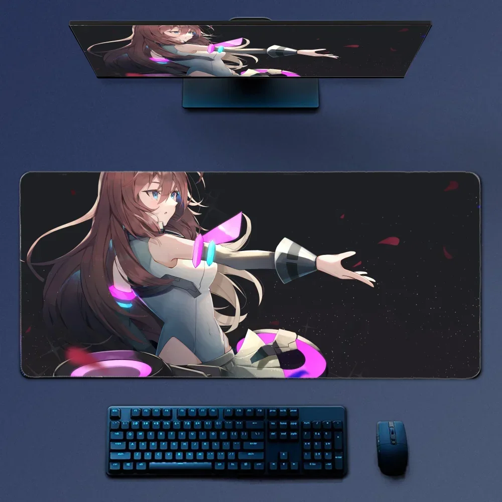 Pretty Derby สาวอะนิเมะ Mousepad แผ่นรองเมาส์สําหรับเล่นเกมขนาดใหญ่ LockEdge หนาแป้นพิมพ์คอมพิวเตอร์โต๊ะ