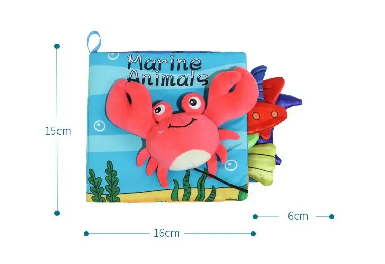 3D-puzzel Babydoekboek Vroegschoolse educatie Speelgoed Interactief leren Plezier