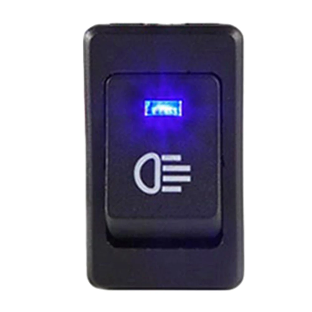 New LED Car Switch For Fog Lights Headlight Switches Indicator Rocker LED Toggle Switch 12V 35A 2-Position 4-Pin