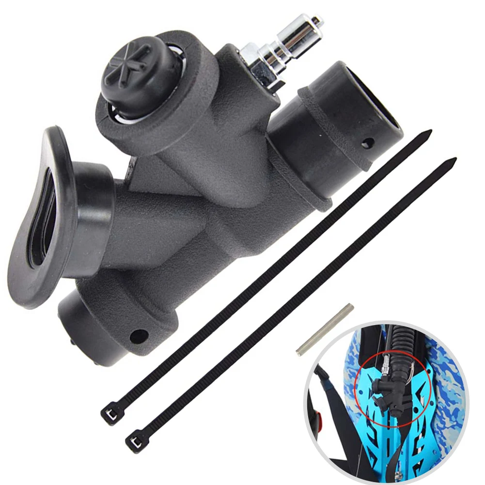 1pc Scuba Diving K-Valve Scuba Diving 45 Degree Oral Power Inflator BCD K-Type Inflator Valve Diving BCD Power Inflator Parts