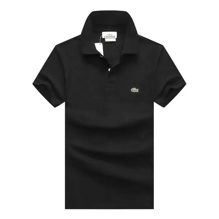 Camisa polo masculina casual bordado de cervos, manga curta, alta quantidade, marca