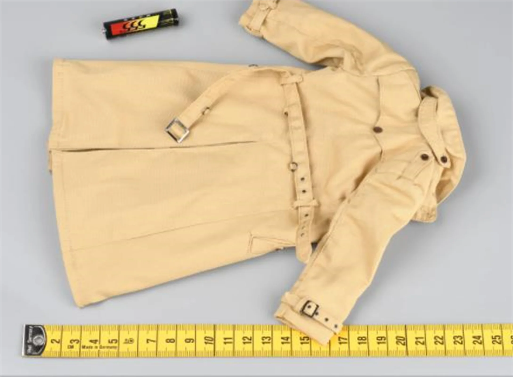 معطف مصدات الرياح لـ DID B11012 العقيد البريطاني B 1917 1/6th مقياس عمل الشكل 12 "r لجسم شخصيات الحركة 1:6