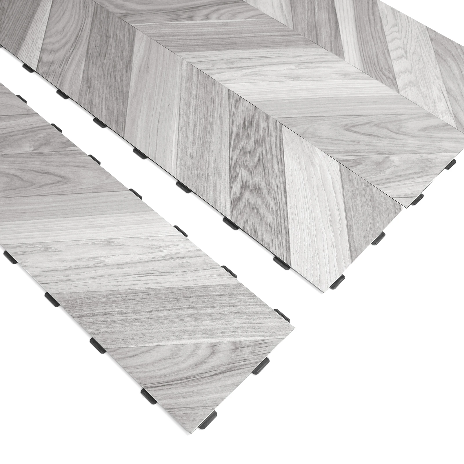 Art3d 36''x 6'' Interlocking Luxury Vinyl Flooring Tile, Wood Floor Plank for Kitchen Bathroom - WaterProof, Anti-PiP