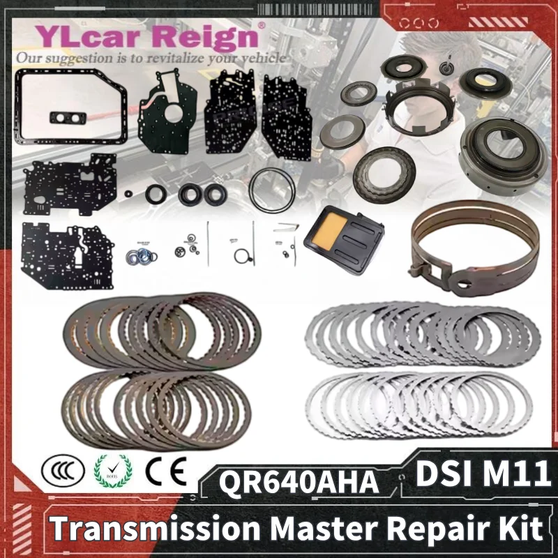 

QR640AHA DSI M11 Transmission Master Rebuild Kit Overhaul Repair Kit Friction Plates Filter Pistons For SsangYong Korando Geely