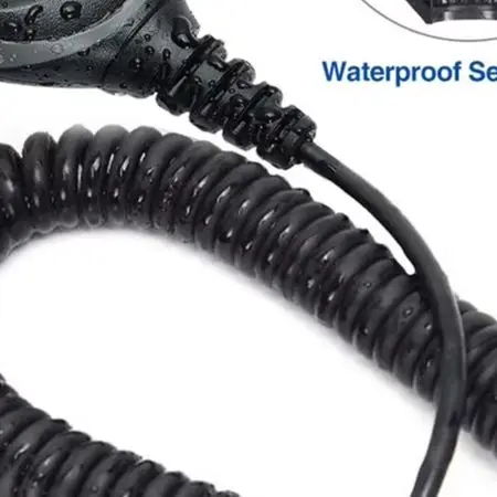 For Baofeng UV-XR UV-9R Pro UV-9R Radio Speaker Microphone With 360 Rotating Clip And Long Cable for Walkie for talkie Accessori
