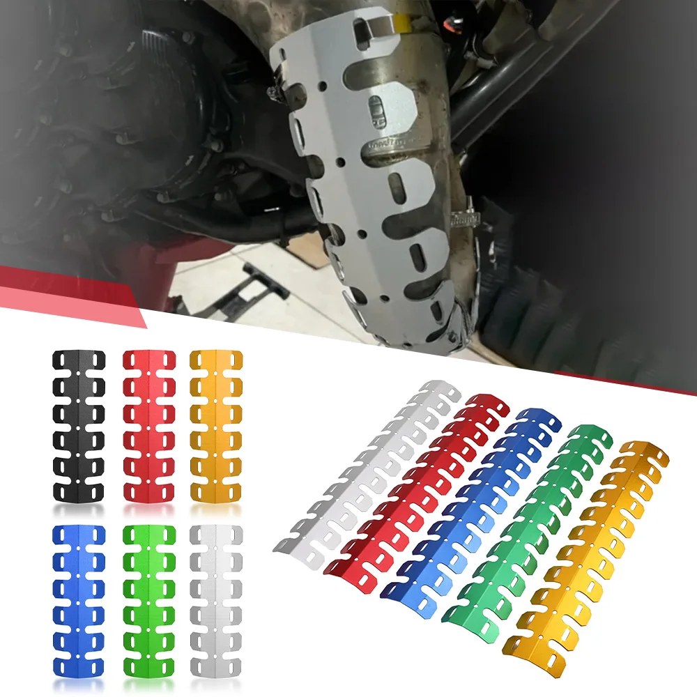 

For HONDA CR250R CR125R CR300R CR500R CR85 CR 80 85 250 CR125 CR250 Exhaust Shield Protector Cover Exhaust Pipe Crash Protector