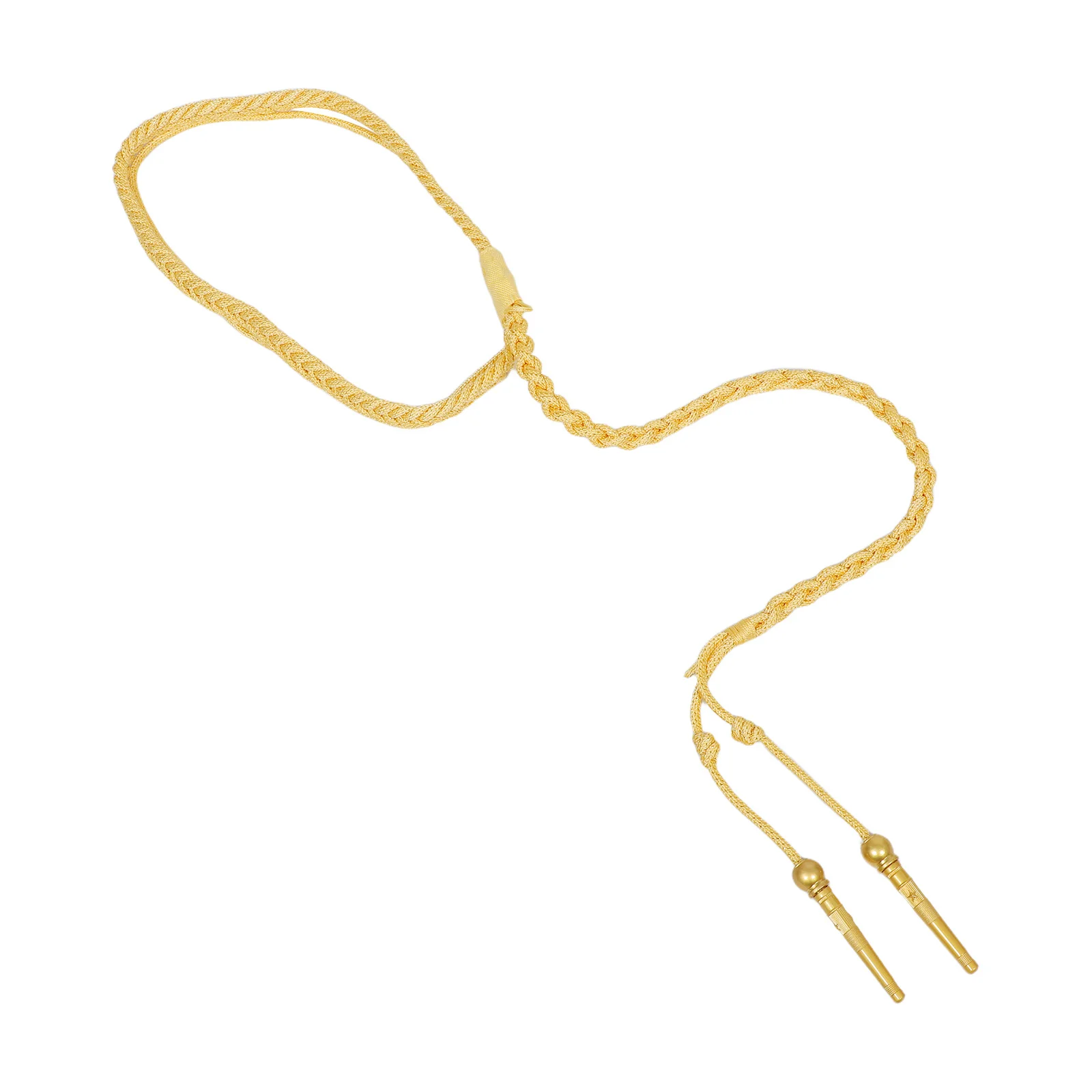

Yellow Braided Aiguillette Shoulder Cord For Uniforms Stage Performance Costume Accessories Formal Dress Graduation