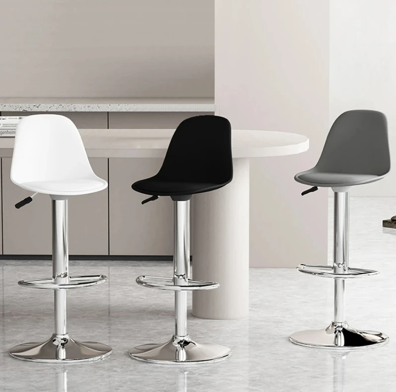 Design Counter Bar Chair Nordic Rotating Barber Modern Dining Chairs High Coffee Tabourets De Bar Sandalye Furniture